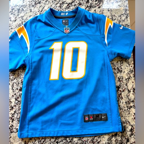 Youth Los Angeles Chargers Justin Herbert Nike Powder Blue Jersey